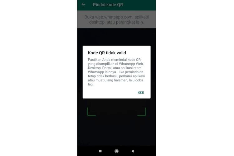 Kenapa Kode QR WhatsApp Web Tidak Valid? Ini Penyebab dan Cara Mengatasinya
