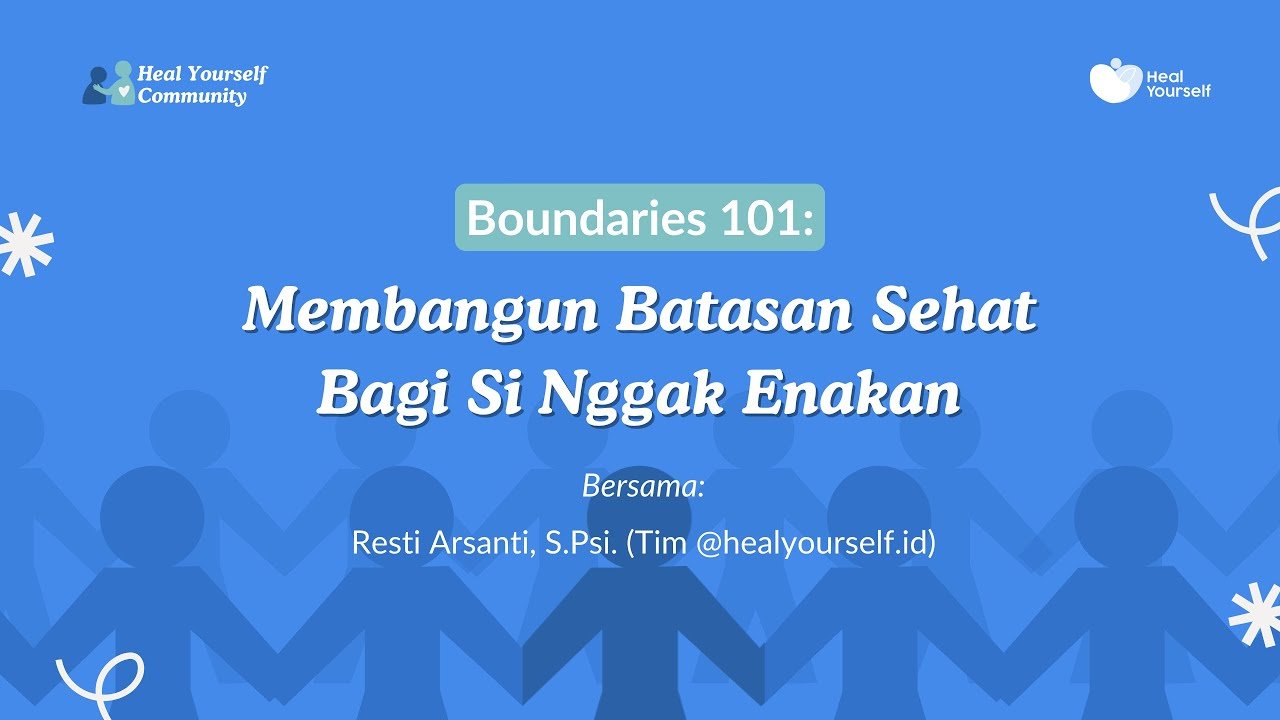 Seni Belajar "Tidak": Mengukir Batasan Sehat dengan Sentuhan Unik