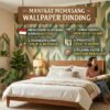 Manfaat Memasang Wallpaper Dinding Untuk Mengubah Suasana Kamar Tanpa Harus Mengecat Ulang