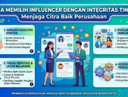 Cara Memilih Influencer Yang Memiliki Integritas Tinggi Untuk Menjaga Citra Baik Perusahaan